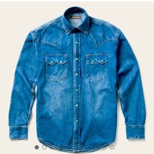 Stetson turquoise snap western shirt NWT